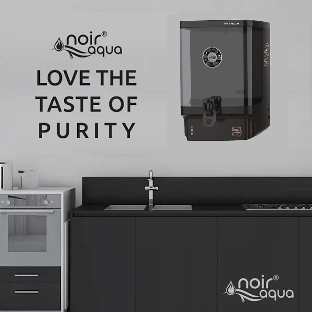Aqua JADE RO+UV+TDS+Alkaline+Copper Water Purifier Premium Metallic Black – 10L Advanced Purification for Healthier Water
