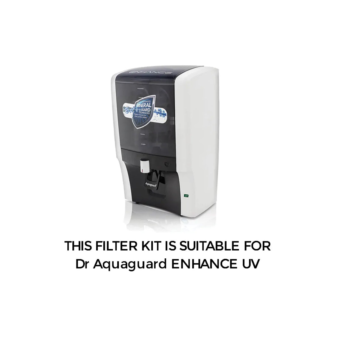 Bareeze Pure Filter Kit for Aquaguard Enhance UV Water Purifier Full Service Filter Kit