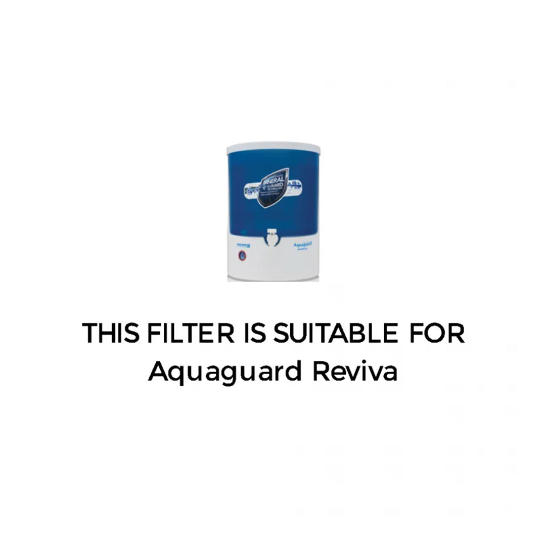 Bareeze Pure Filter Kit for Aquaguard Reviva RO Water Purifier One Year RO Filter Cartridge Kit