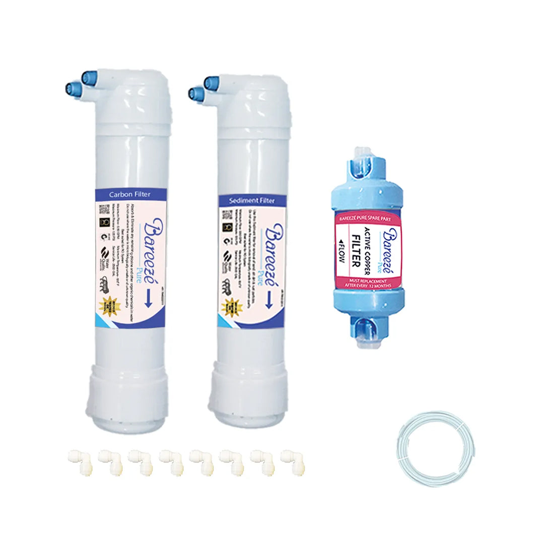 Bareeze Pure Filter Kit for Aquaguard UTC UV Booster Water Purifier Complete Service Kit