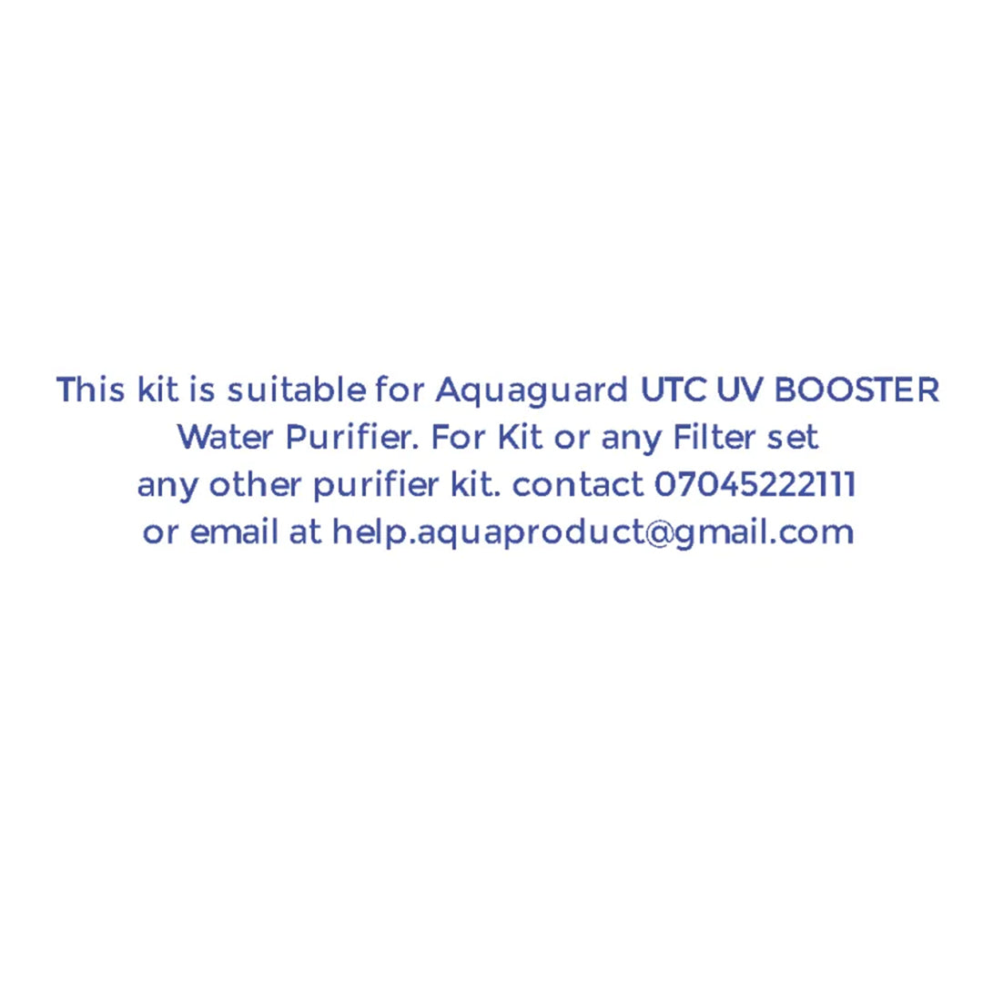 Bareeze Pure Filter Kit for Aquaguard UTC UV Booster Water Purifier Complete Service Kit