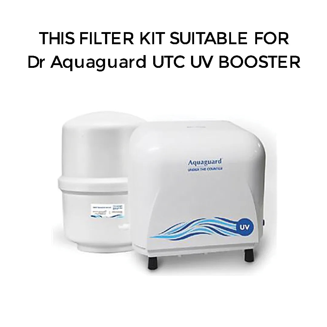 Bareeze Pure Filter Kit for Aquaguard UTC UV Booster Water Purifier Complete Service Kit