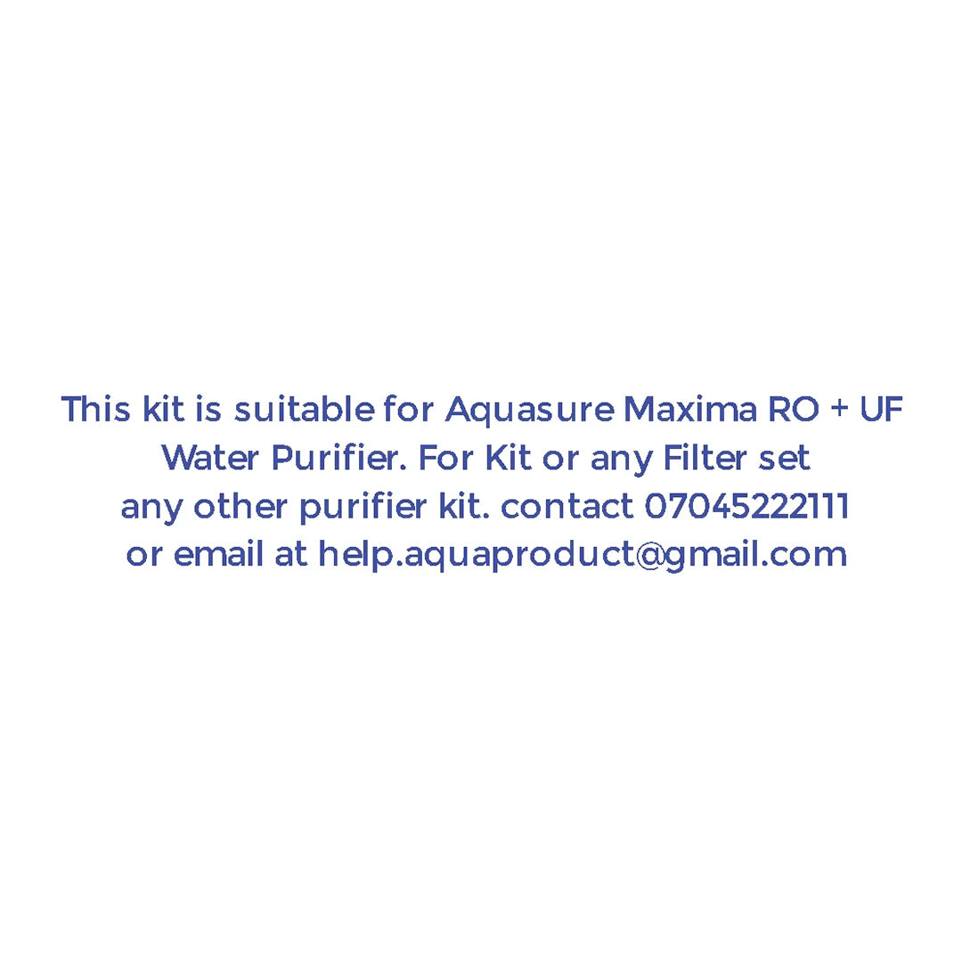 Bareeze Pure Filter Kit For Aquasure Maxima RO + UF Water Purifier Complete Service Kit