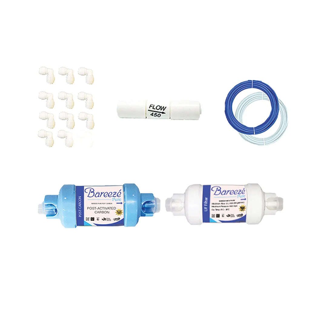 Bareeze Pure Aquasure Splash RO+UF+MTDS Service Filter Kit – 1 Year Full Service Kit