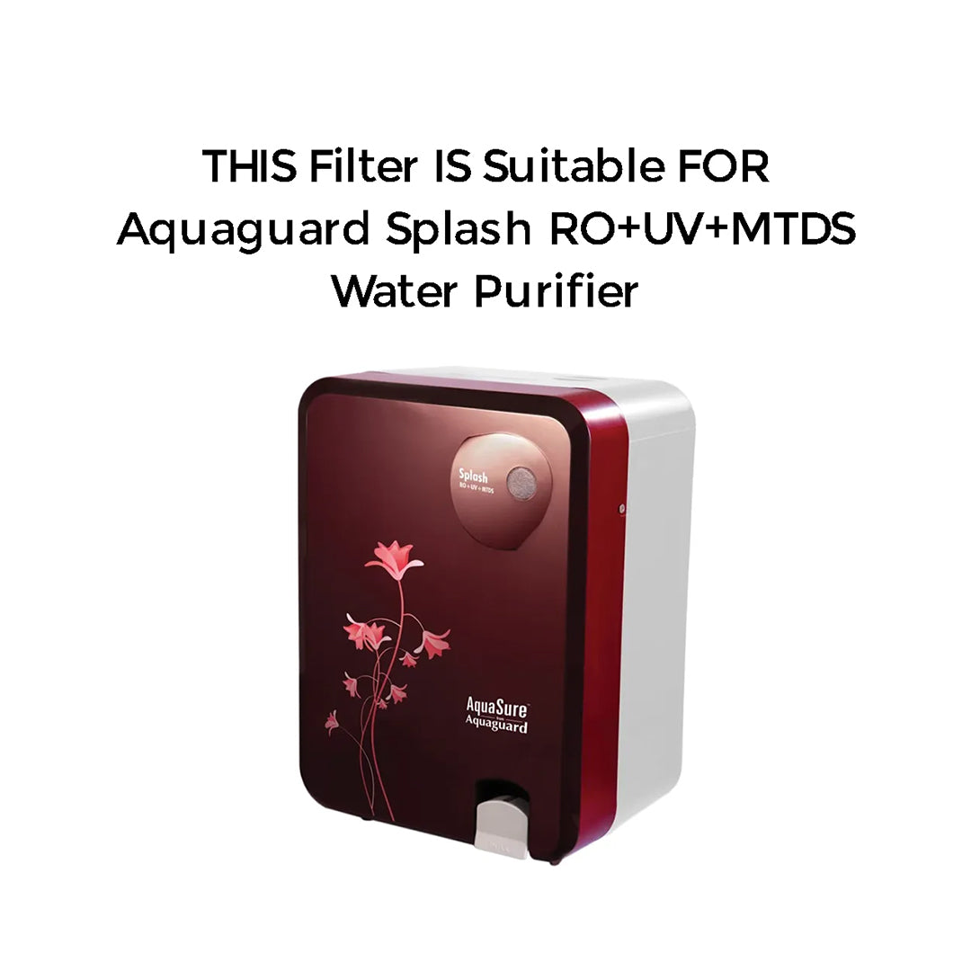 Bareeze Pure Filter Kit For Aquasure Splash RO+UV+MTDS Water Purifier One Year Full Service Kit