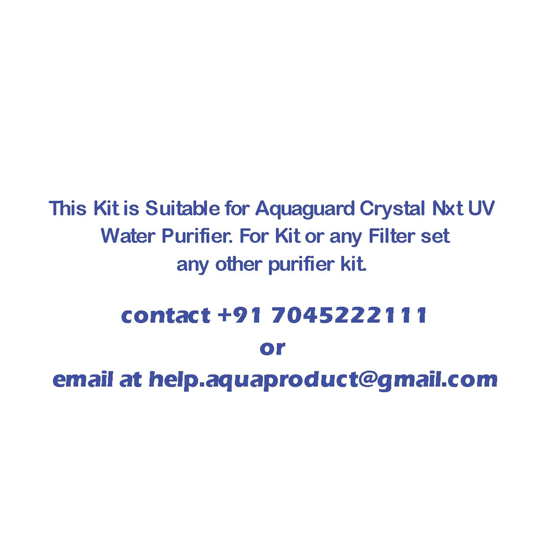 Bareeze Pure Filter Kit for Aquaguard Crystal NXT UV - Complete Filter Replacement Kit