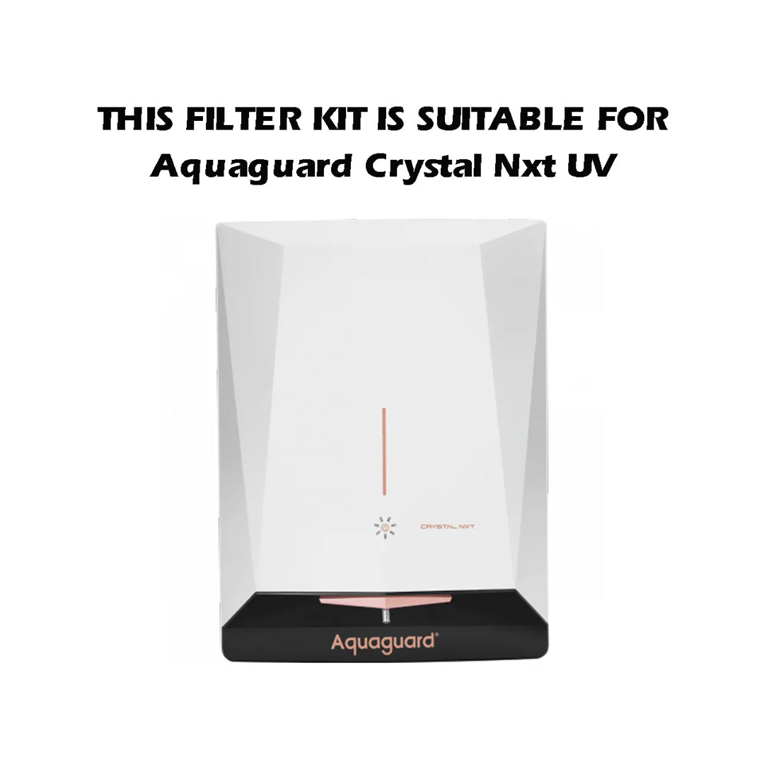 Bareeze Pure Filter Kit for Aquaguard Crystal NXT UV - Complete Filter Replacement Kit