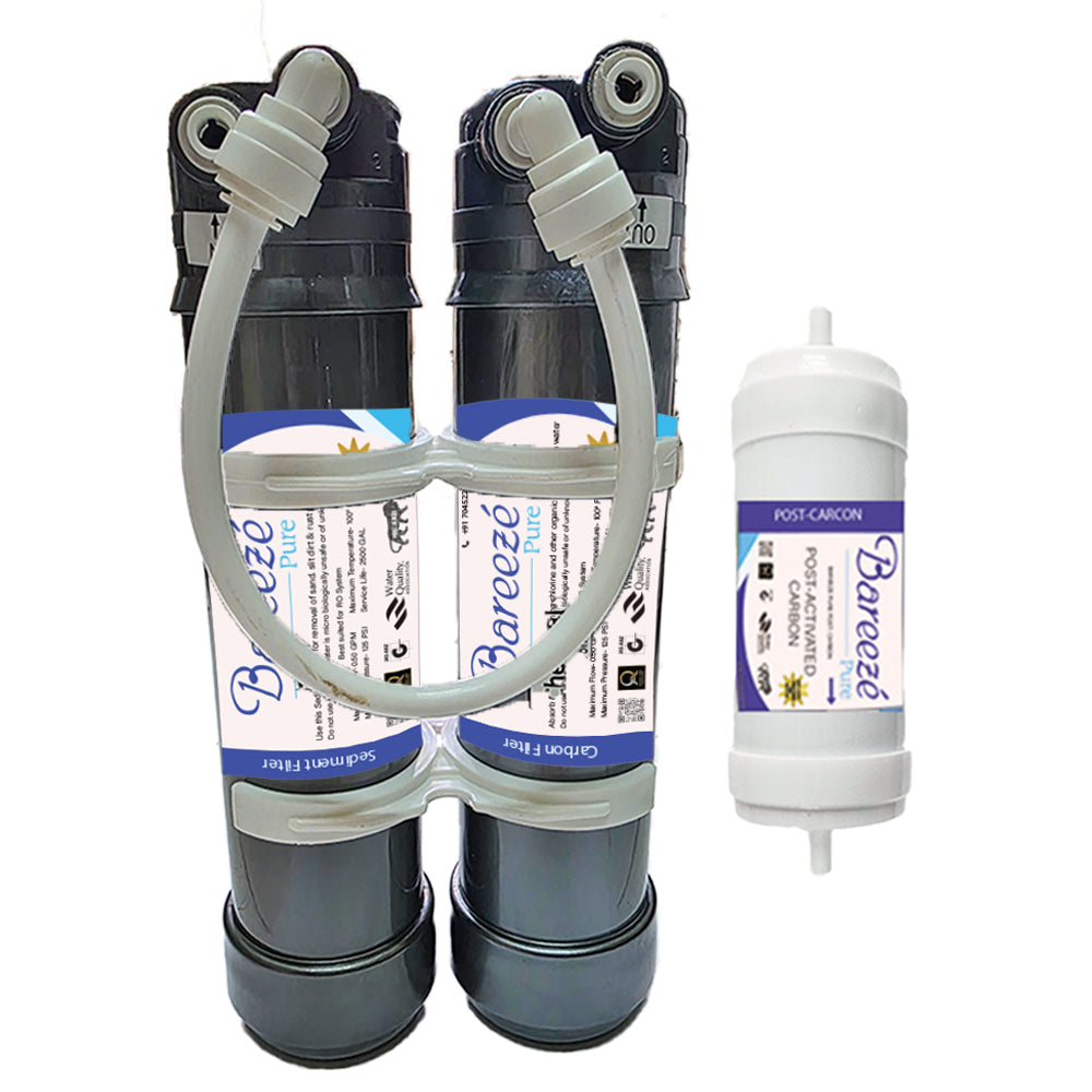 Bareeze Pure Filter Kit for Aquaguard Crest UV - Complete Filter Replacement Kit