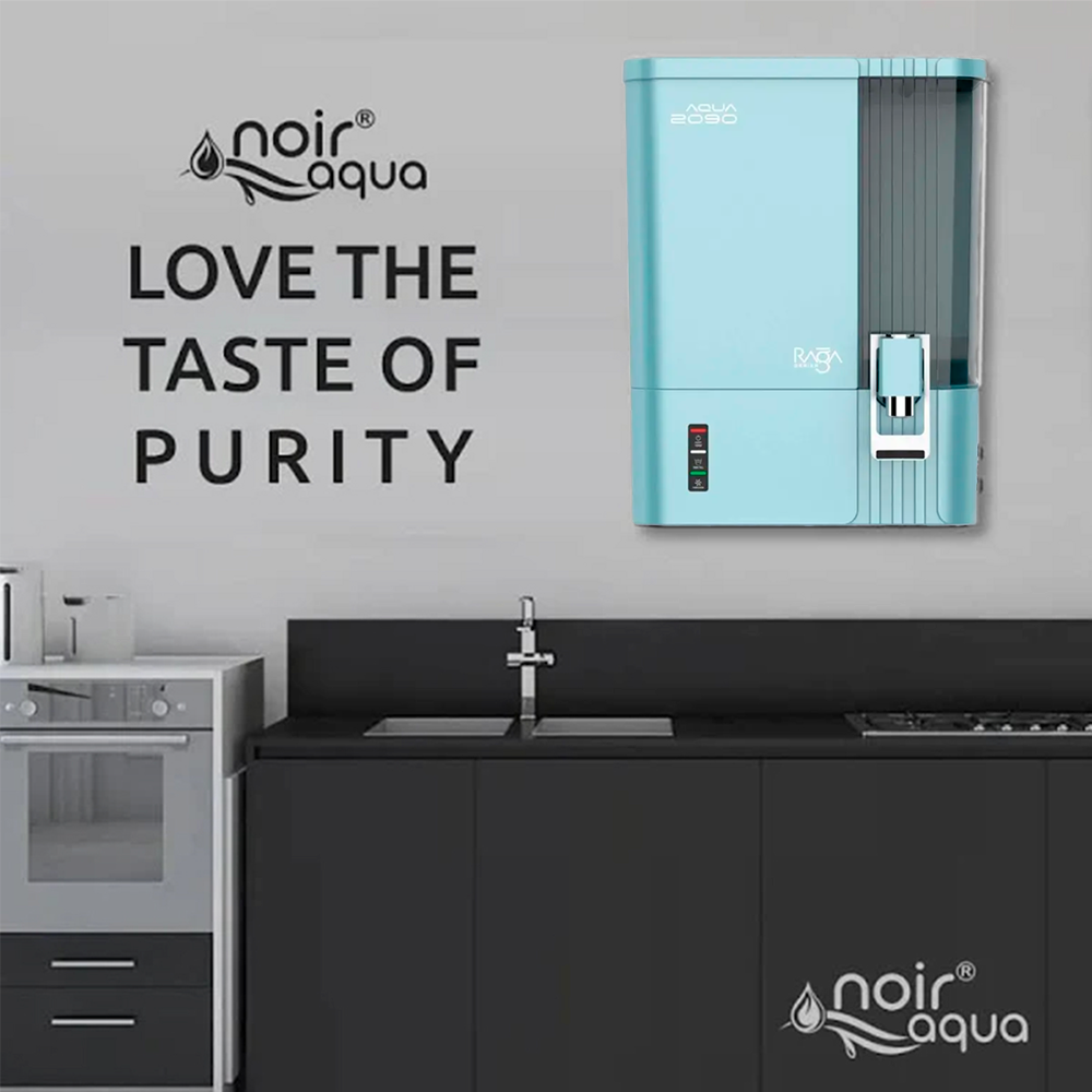 Aqua 2090 Raga Series RO+UV+TDS+Alkaline+Copper Water Purifier – Premium Metallic Sierra Blue