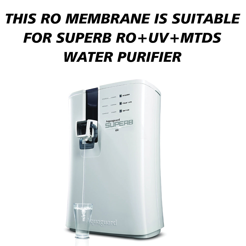 Bareeze Pure 100GDP RO Membrane is Suitable for Aquaguard Superb RO+UV+MTDS Water Purifier RO Membrane For Aquaguard Superb RO+UV+MTDS Water Purifier