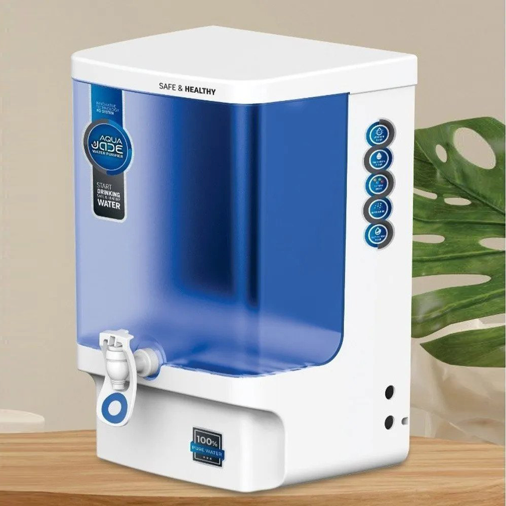 Aqua JADE RO+UV+TDS+Alkaline+Copper Water Purifier Premium Metallic Blue – 10L Advanced Purification for Healthier Water