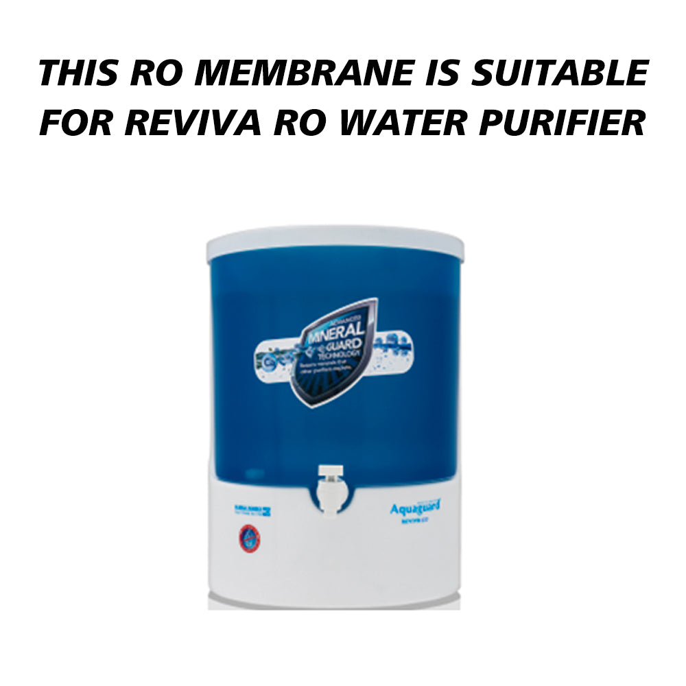Bareeze Pure 100GDP RO Membrane is Suitable for Aquaguard Reviva RO Water Purifier RO Membrane For Aquaguard Reviva RO Water Purifier