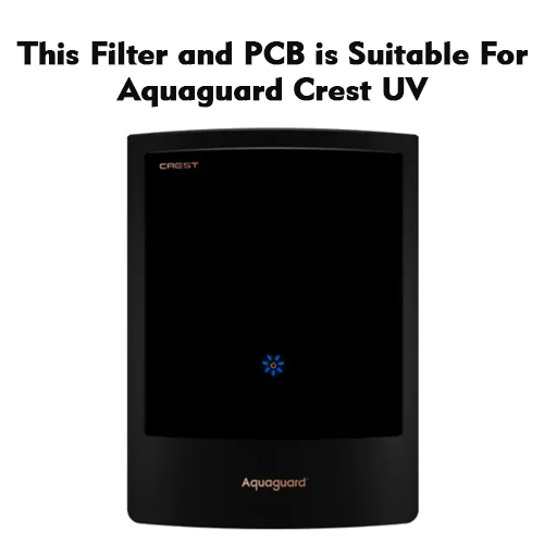 Bareeze Pure Filter Kit for Aquaguard Crest UV - Full Service Kit with Bypass PCB