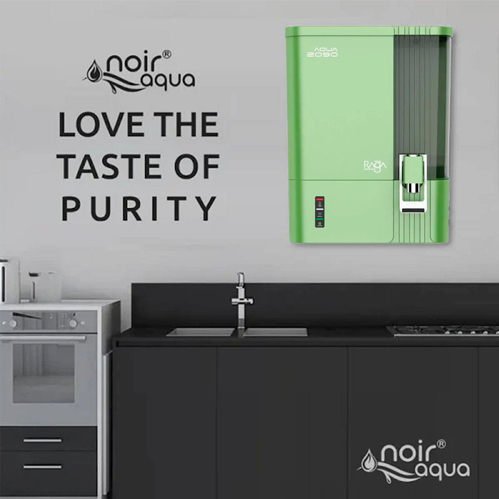 Aqua 2090 Raga Series RO+UV+TDS+Alkaline+Copper Water Purifier – Premium Metallic Rolex Green