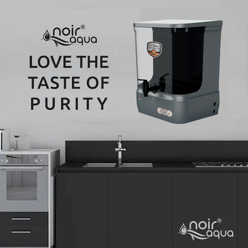 Aqua Mars RO+UV+TDS Water Purifier Premium Metallic Gray (9L)