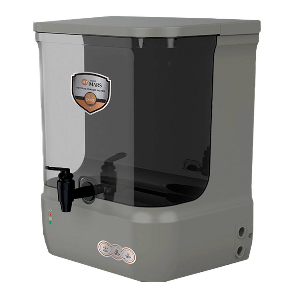 Aqua Mars RO+UV+TDS Water Purifier Premium Metallic Stone Badge (9L)