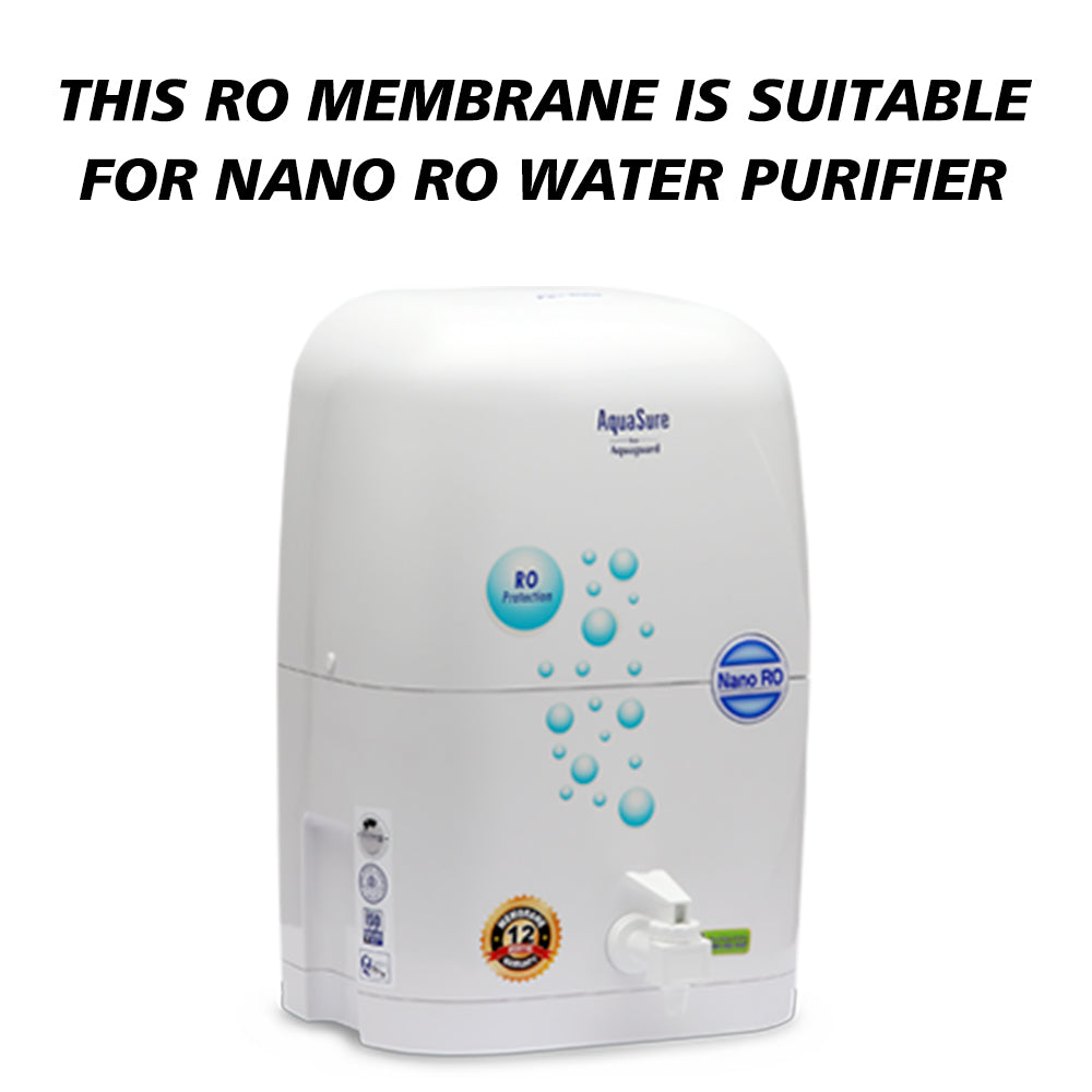 Bareeze Pure 100GDP RO Membrane is Suitable for Aquaguard Nano RO Water Purifier RO Membrane For Aquaguard Nano RO Water Purifier