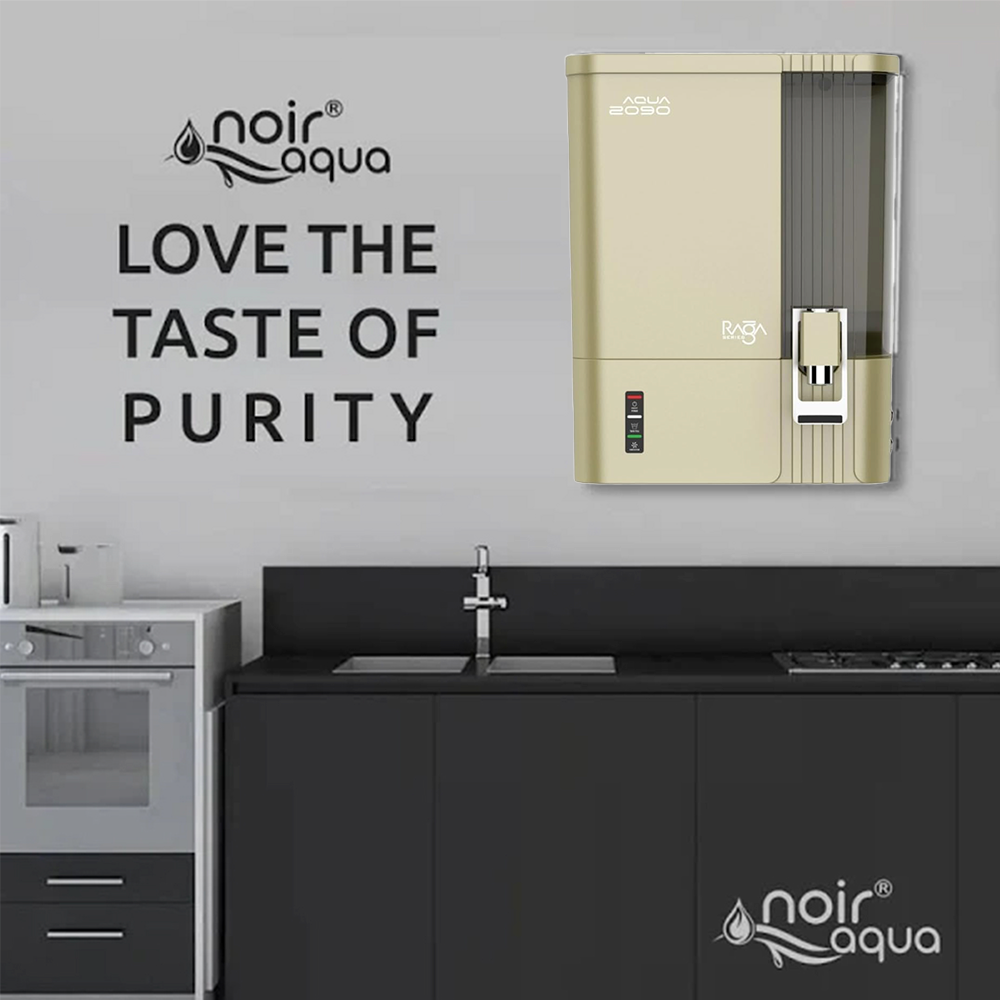 Aqua 2090 Raga Series RO+UV+TDS+Alkaline+Copper Water Purifier – Premium Metallic Heritage Gold