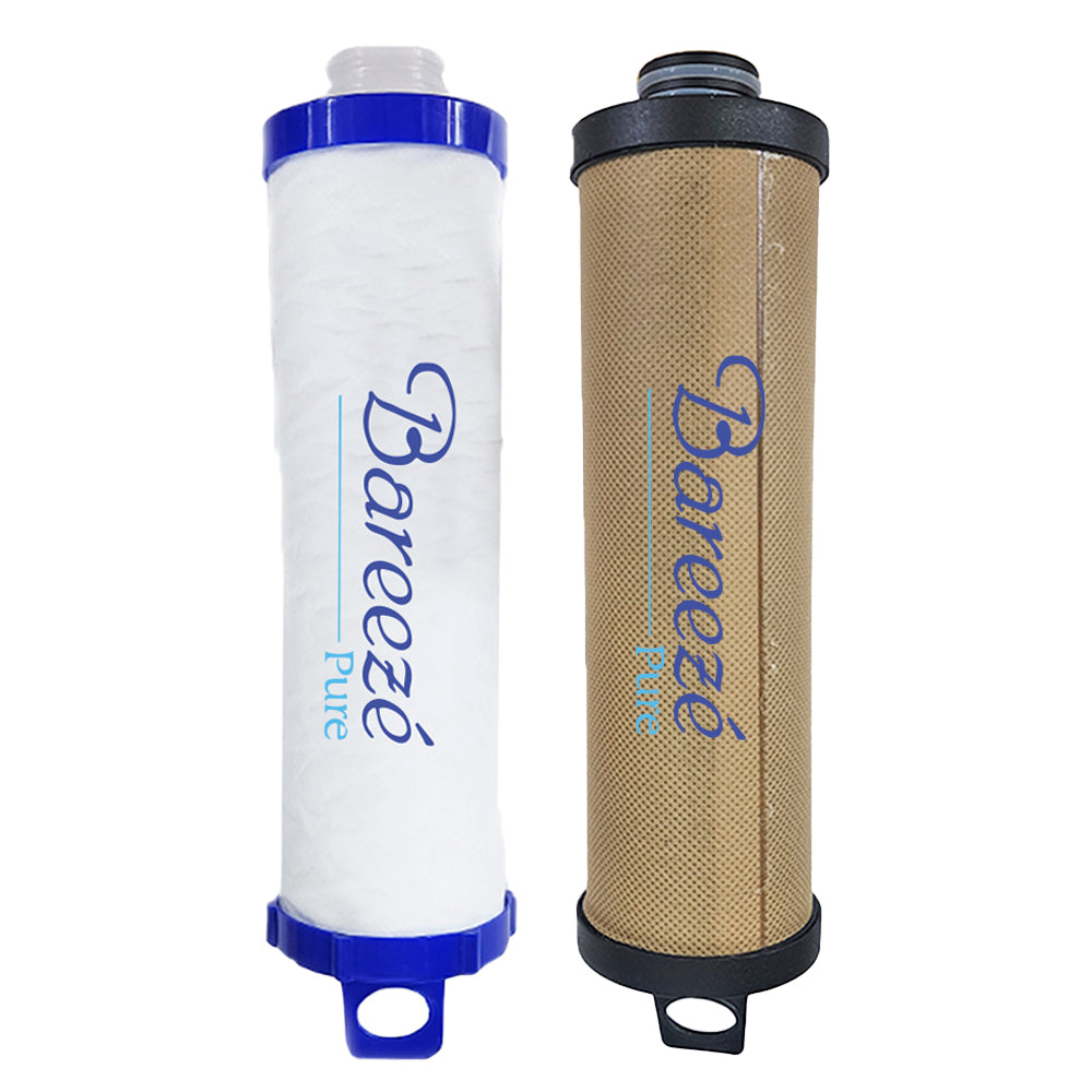 Bareeze Pure Filter Kit for Aquaguard Gold Nova Water Purifier Carbon Block and Threaded PP Filter Prefilter Cartridge for Aquaguard Gold Nova