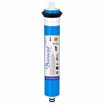 Bareeze Pure High Flow 100 GPD RO Membrane Dolphin Type – Universal Fit for All Water Purifiers | Works Up to 2000 TDS