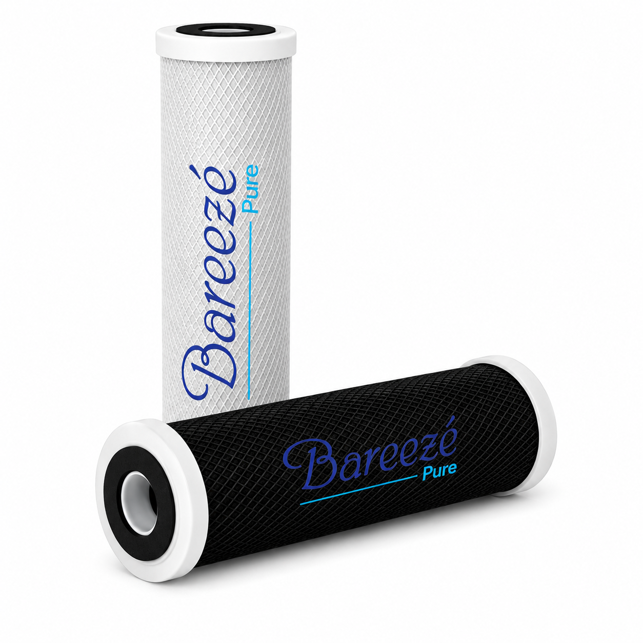 Bareeze Pure 25 LPH RO Filter Replacement Service Kit for 25 Litre Commercial & Under Sink Water Purifier – Carbon Block + Sediment + GAC Filters