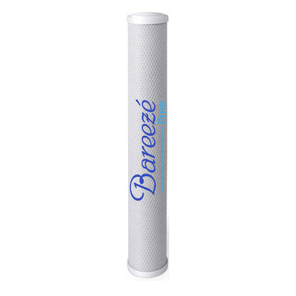 Bareeze Pure 20 Inch CTO Carbon Block Filter Cartridge for 50 LPH Commercial RO Water Purifier – Universal Fit