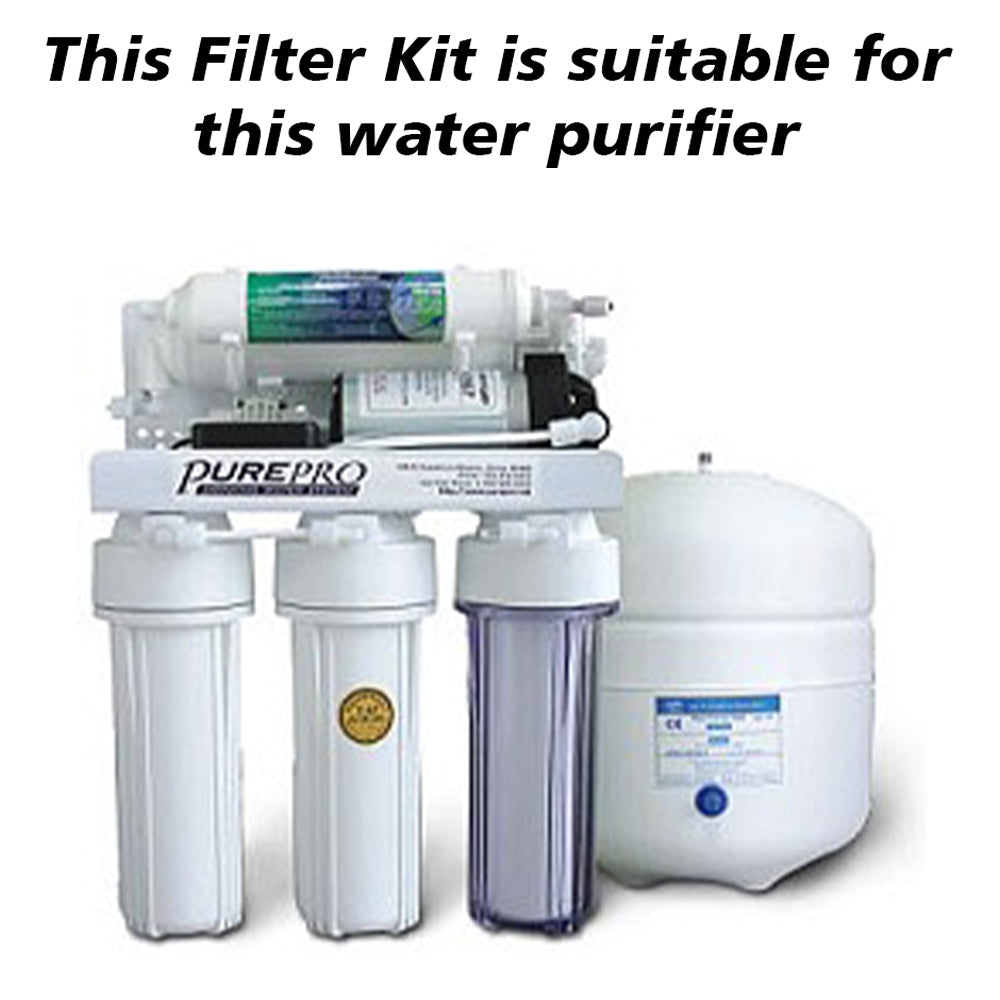 Bareeze Pure Compatible Filter Service Kit for Purepro Reverse Osmosis System Water Purifier