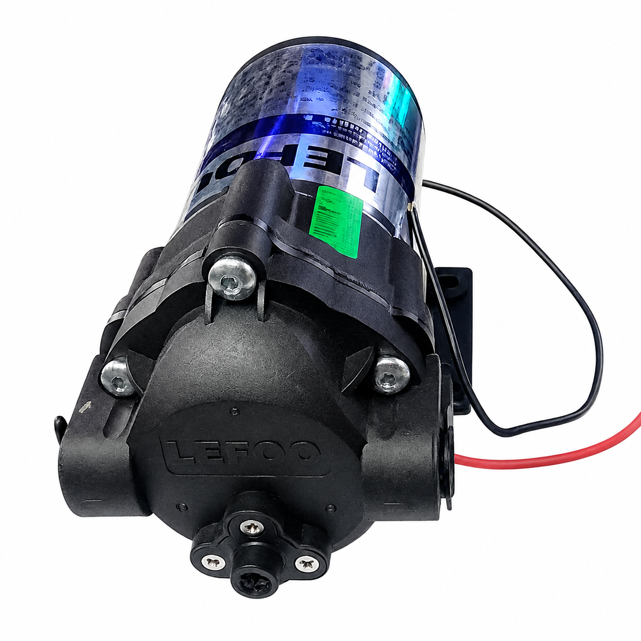 LEFOO Booster Pump Motor 300 GPD Commercial Water Purifier Pump Heavy Duty Diaphragm Motor, Input 24V DC, 1 Year Warranty, Suitable for All Commercial Water Purifiers