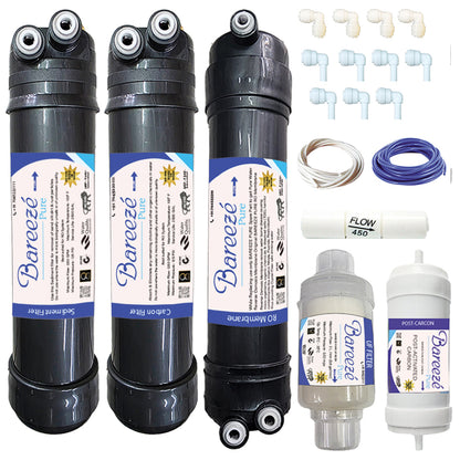 Bareeze Pure Service Filter Kit Compatible with Aquaguard Aquasure Splash RO+UF+MTDS Water Purifier