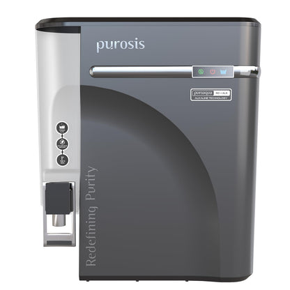 Purosis PUROAQUA 9 Ltr RO+UV+TDS+Alkaline Water Purifier Premium Metallic Matt GreyPuroaqua 9 Ltr – buy online India | Aqu...