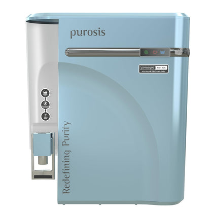Purosis PUROAQUA 9 Ltr RO+UV+TDS+Alkaline Water Purifier Premium Metallic Ocean Blue Puroaqua 9 Ltr – buy online India | A...