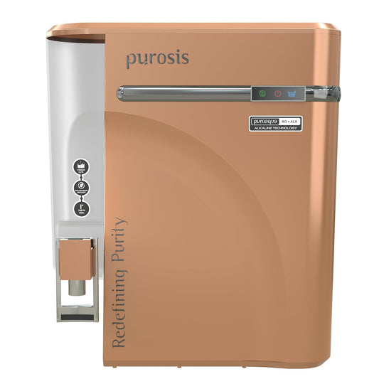 Purosis PUROAQUA 9 Ltr RO+UV+TDS+Alkaline Water Purifier Premium Metallic Copper Gold Puroaqua 9 Ltr – buy online India | ...