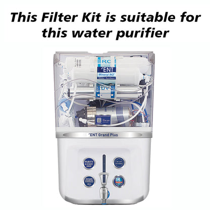 Bareeze Pure Service Filter Kit Compatible with Kent Grand Plus RO+UV Water Purifier