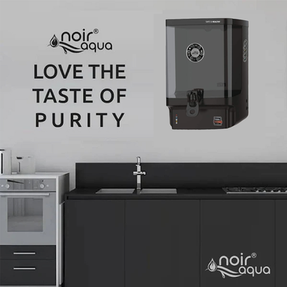 Aqua JADE RO+UV+TDS+Alkaline+Copper Water Purifier Premium Metallic Black – 10L Advanced Purification for Healthier Water