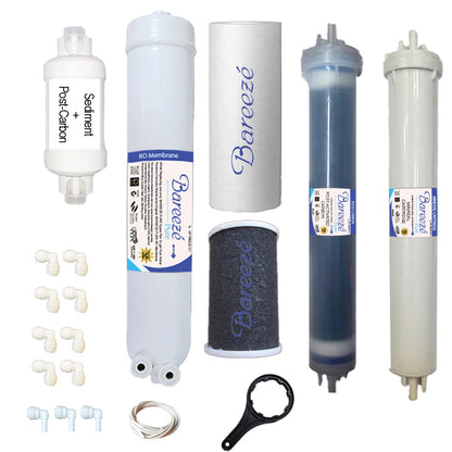 Bareeze Pure Compatible Filter Service Kit for Pureit Ultima Eco Mineral RO+UV+MF Water Purifier