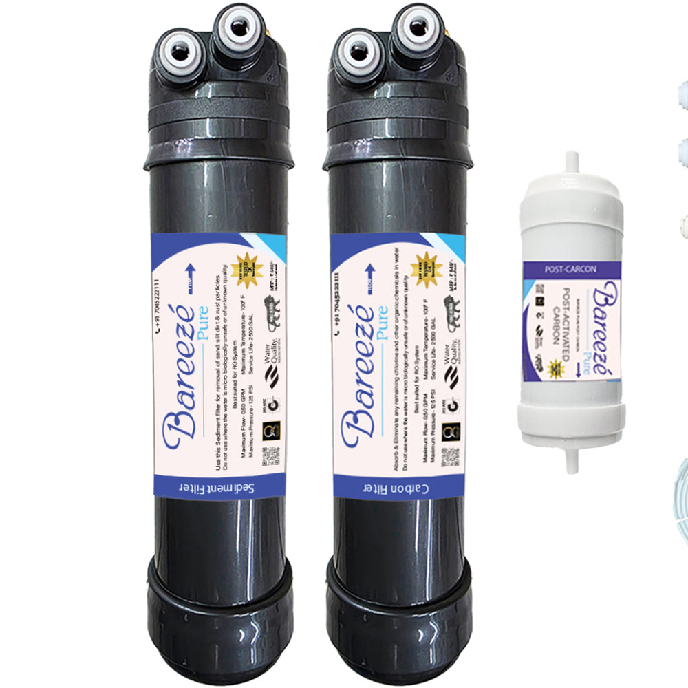 Bareeze Pure Filter Kit for Aquaguard UTC UV Booster Water Purifier Complete Service Kit