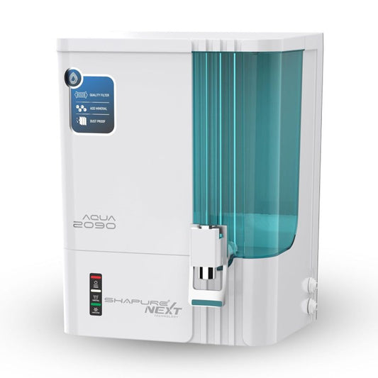 Aqua 2090 UV+UF+Alkaline Water Purifier – Premium Metallic Green For Corporation Water Works upto 200tds (Not Suitable For Borewell Or Tanker Water)
