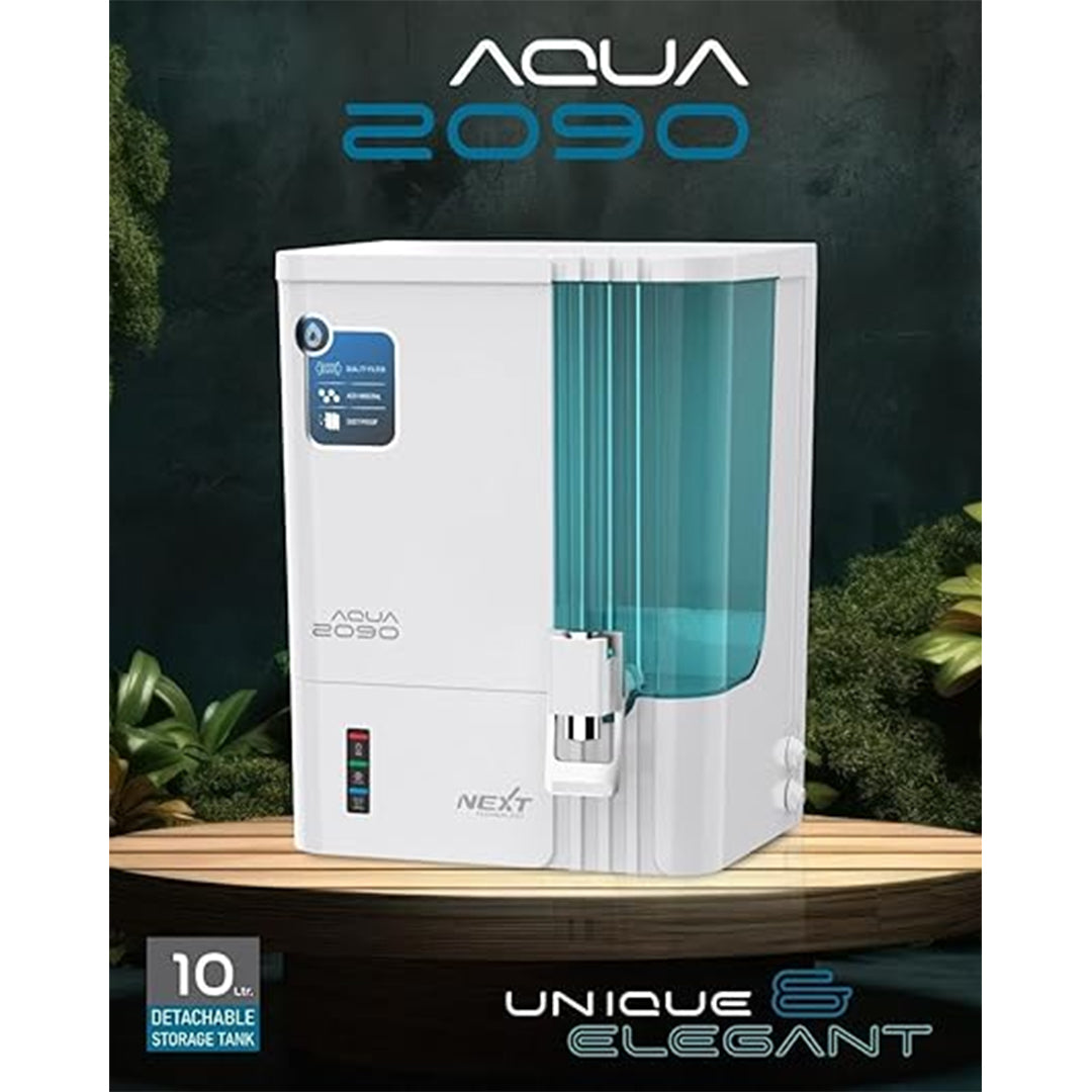 Aqua 2090 RO+UV+TDS+Alkaline+Copper Water Purifier (Premium Metallic Green) - 10L