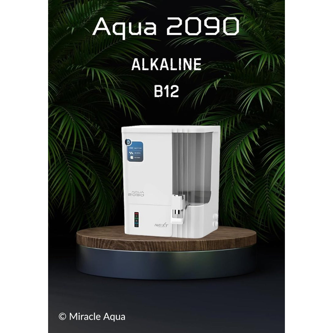 Aqua 2090 RO+UV+TDS+Alkaline+Copper Water Purifier (Premium Metallic White) - 10L