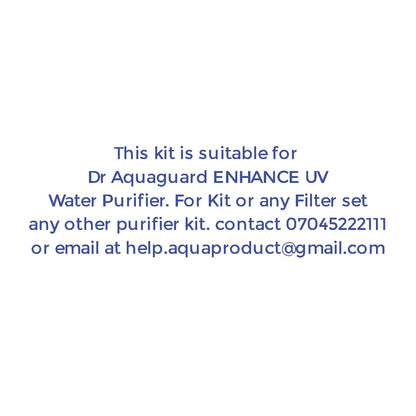 Bareeze Pure Filter Kit for Aquaguard Enhance UV Water Purifier Full Service Filter Kit