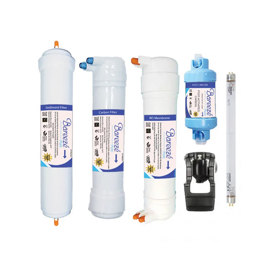 Bareeze Pure Filter Kit for Aquaguard Magna HD RO+UV Water Purifier One Year RO Kit