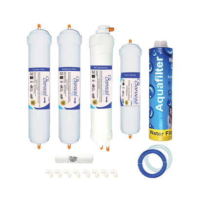 Bareeze Pure Filter Kit for Aquaguard Reviva RO Water Purifier One Year RO Filter Cartridge Kit