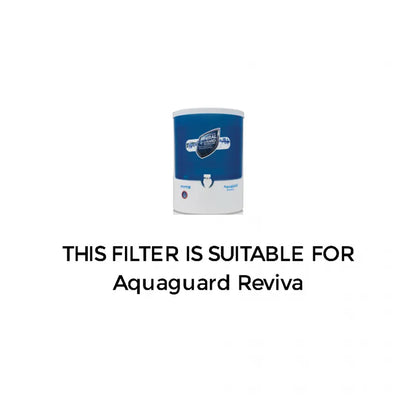 Bareeze Pure Filter Kit for Aquaguard Reviva RO Water Purifier One Year RO Filter Cartridge Kit