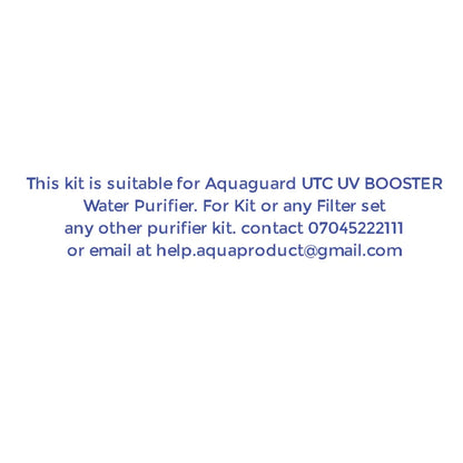 Bareeze Pure Filter Kit for Aquaguard UTC UV Booster Water Purifier Complete Service Kit
