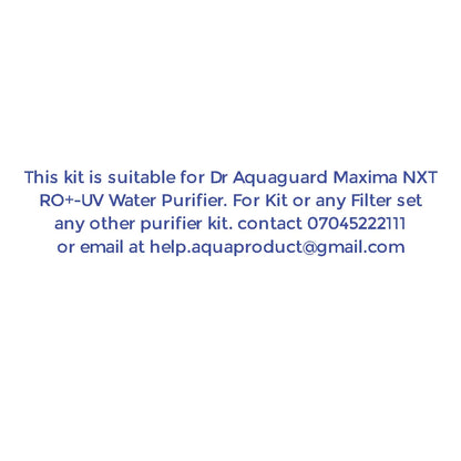 Bareeze Pure Filter Kit For Aquasure Maxima RO+UV+MTDS Water Purifier Complete Service Kit for Aquaguard Maxima NXT