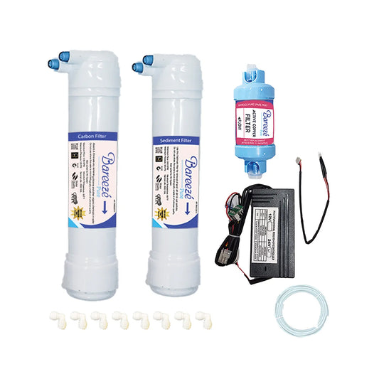 Bareeze Pure Aquaguard UTC UV Booster Filter Kit & Bypass PCB – Complete 1-Year Service Kit
