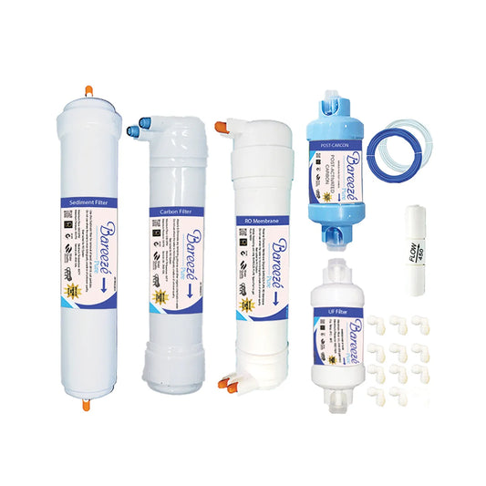 Bareeze Pure Aquasure Splash RO+UF+MTDS Service Filter Kit – 1 Year Full Service Kit
