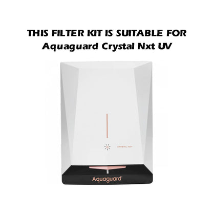 Bareeze Pure Filter Kit for Aquaguard Crystal NXT UV - Complete Filter Replacement Kit