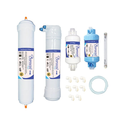 Bareeze Pure Filter Kit for Aquaguard Superb UV+UF Water Purifier Complete 1 Year Service Kit