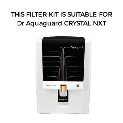 Bareeze Pure RO Full Filter Kit for Aquaguard Crystal NXT RO+UV+MTDS With Bypass Pcb
